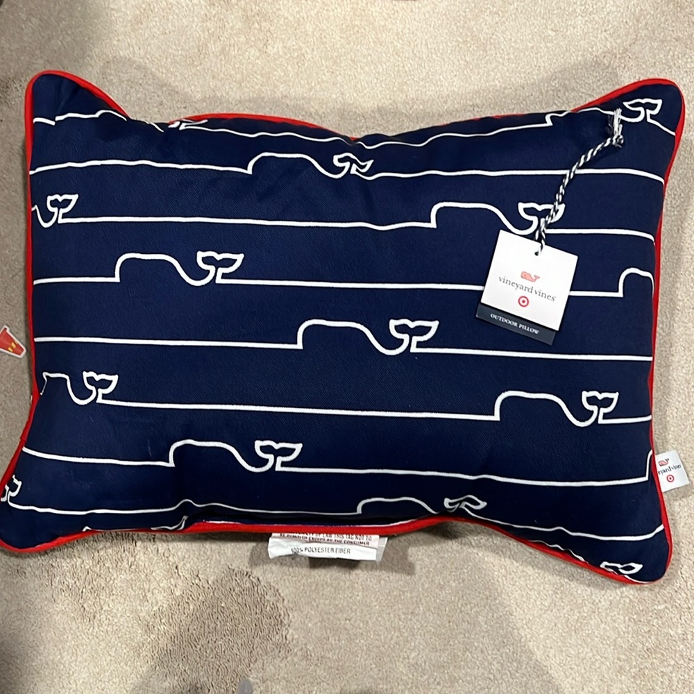 Target x Vineyard Vines throw pillows
